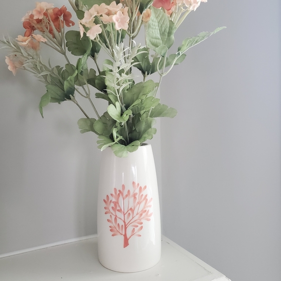 old east main co | Accents | Nwot Ceramic Coastal Cottage Vase | Poshmark